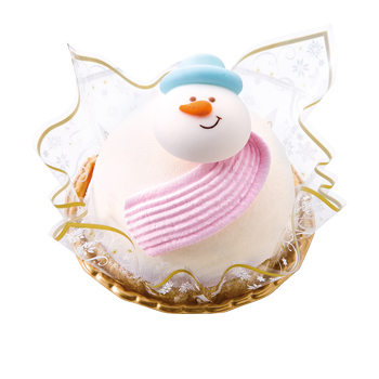 クリスマス雪だるまケーキ