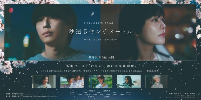 映画『秒速5センチメートル』の完成披露試写会は？