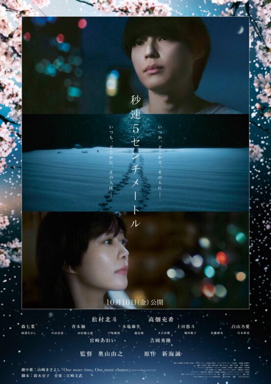  映画『秒速5センチメートル』の舞台挨拶はいつ？