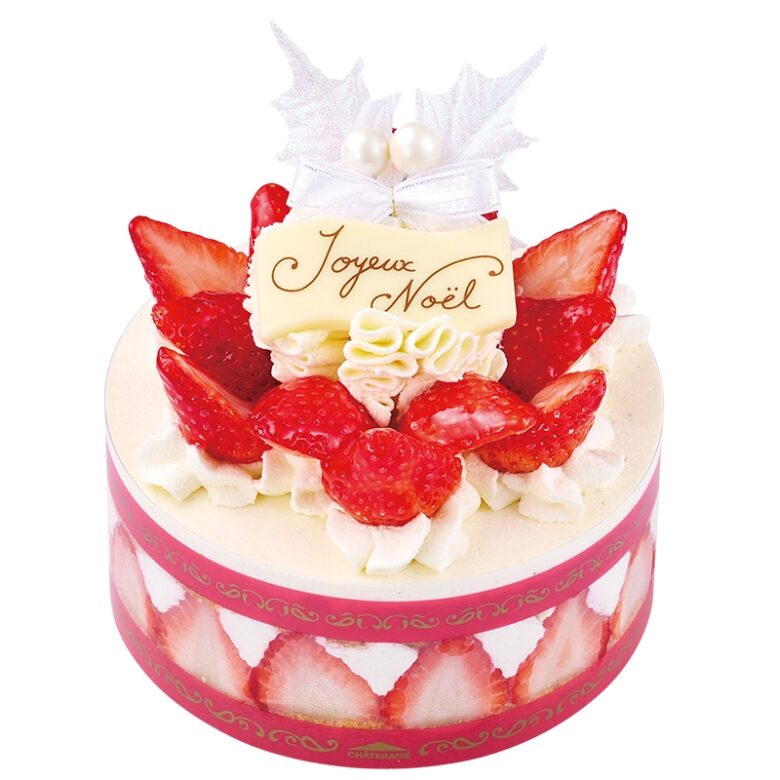 Xmasプレミアム純生苺デコレーション 13cm