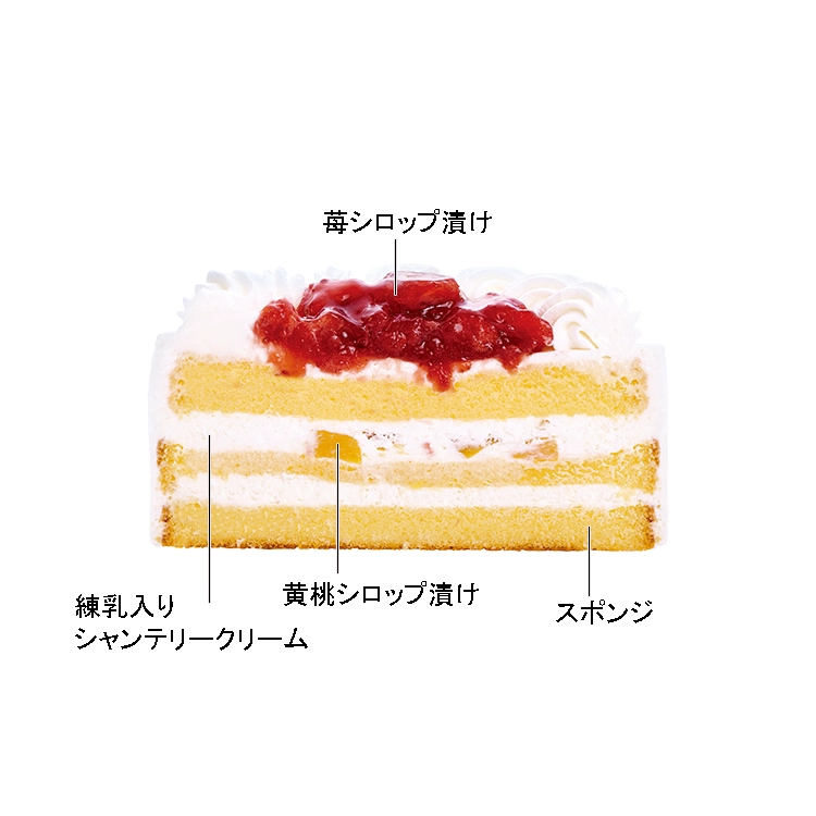 不二屋:パペットスンスンクリスマスショートケーキ